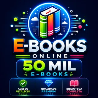 Mega pacote com 50 mil E-books de todos os Gêneros