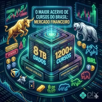 Acervo 8TB: 1200 Cursos do Mercado Financeiro e Investimentos