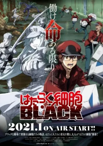 Coleção Digital Hataraku Saibou Black Completo