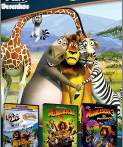 Coleção Digital Madagascar Todos os Filmes Completo Dublado