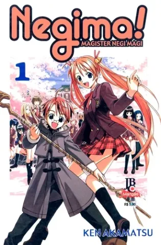 Coleção Digital Mahou Sensei Negima! Todos Episódios Completo