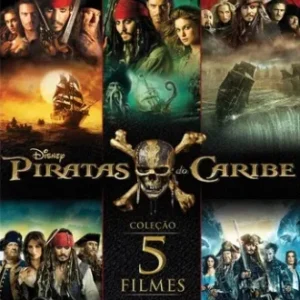 Coleção Digital Piratas do Caribe Todos os Filmes Completo Dublado
