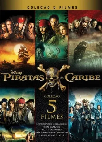 Coleção Digital Piratas do Caribe Todos os Filmes Completo Dublado