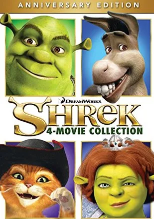 Coleção Digital Shrek Todos os Filmes Completo Dublado