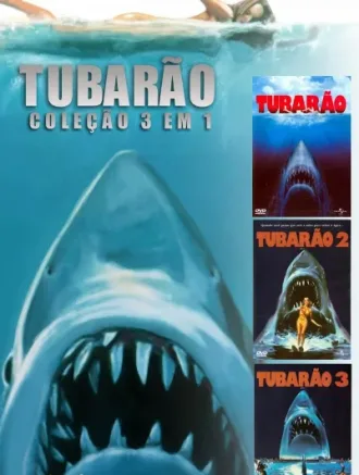 Coleção Digital Tubarão Todos os Filmes Completo Dublado