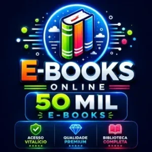 Mega pacote com 50 mil E-books de todos os Gêneros