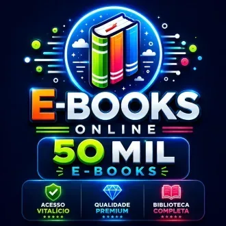 Mega pacote com 50 mil E-books de todos os Gêneros
